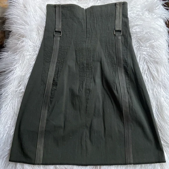 Haute - Rare Genuine Italian leather skirt 2/4 - Picture 4 of 16